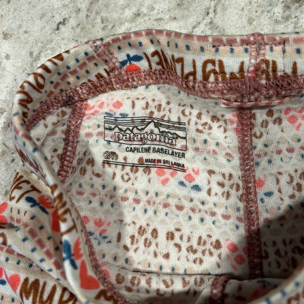 Patagonia My Planet Capeline base layer top and bottom set - Picture 8 of 9